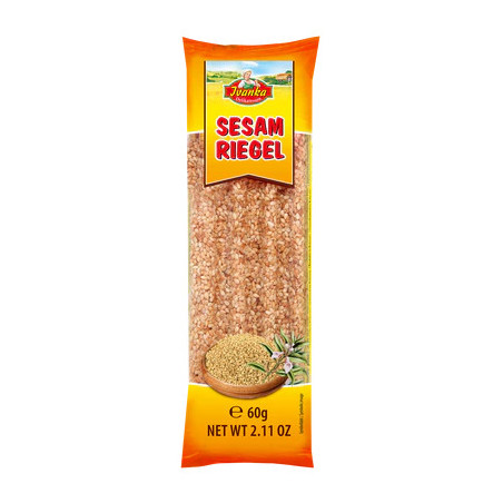 Barre craquante au caramel et au sésame 60g